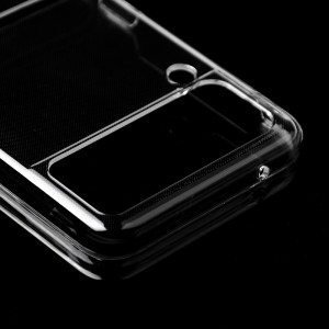 Z Flip 3 PC prozirna tvrda zaštitna torbica