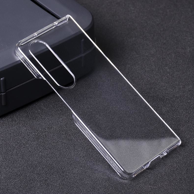 Зображення прозорого чохла для мобільного телефону для ПК зі складкою Z зі складкою 4