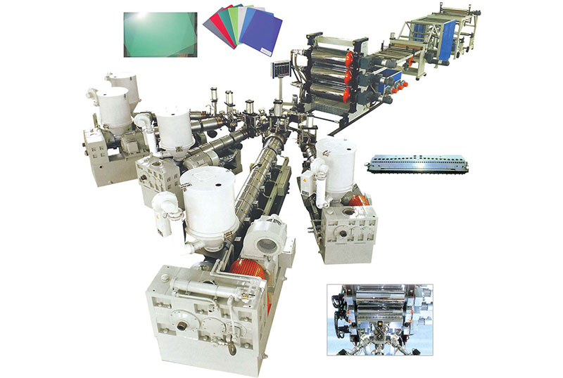 PE PP ABS Sheet board Extrusion Machine