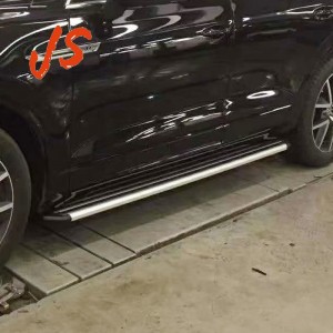 VW Touareg SUV estribo lateral barra degrau trilhos