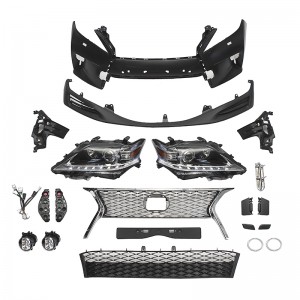 Parachoques de coche para kit de carrocería Lexus RX350 con parachoques delantero, parrilla y faros