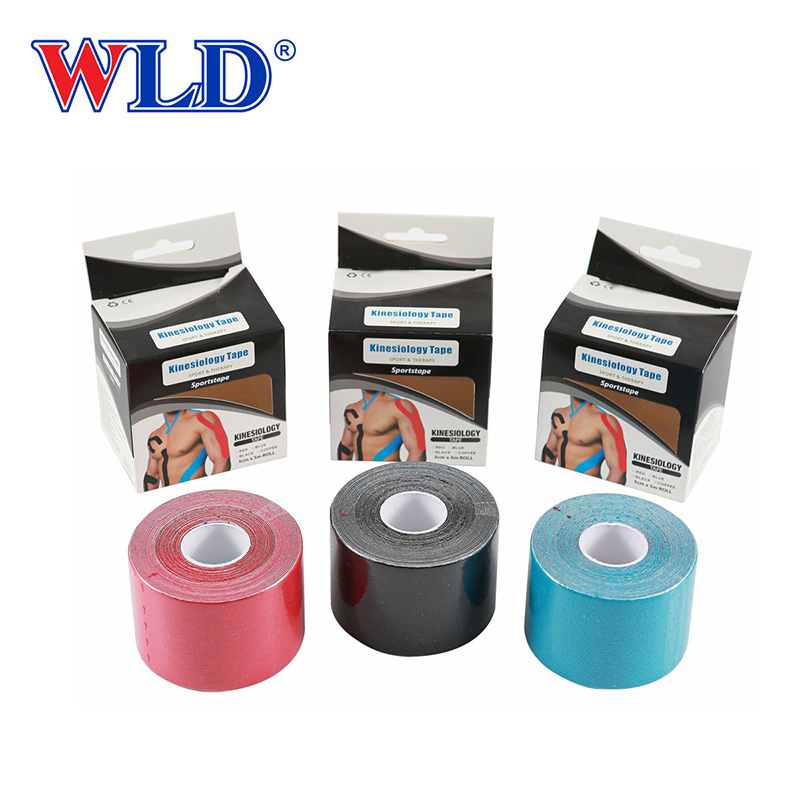OEM Cotton Elastic Kinesiology Elastic Sport Adhesive Tape