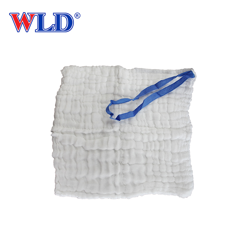 Non-Sterile or sterile Absorbent Cotton Gauze Lap Sponge with or without X-ray