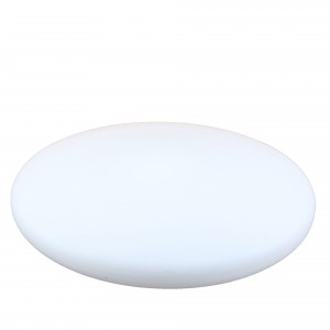 Просты гасцінічны плафон з белага матавага шкла, круглы абажур з малочнага шкла для потолочного свяцільні