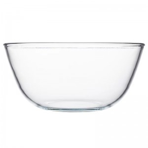 ظرف ظرفشویی کاسه شیشه ای شفاف دایره ای بسیار بزرگ ابزار کاربردی آشپزخانه
