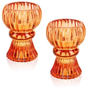 Ljusstakar av glas avsmalnande Ljusstake Dekorativa Ljusstativ Bord Centerpieces Dekor