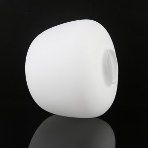 Lichtabdeckung aus mundgeblasenem Opalglas Deckenlampenschirm xincheng