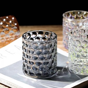 Beliebter Glaszylinder, klarer transparenter Kerzenhalter
