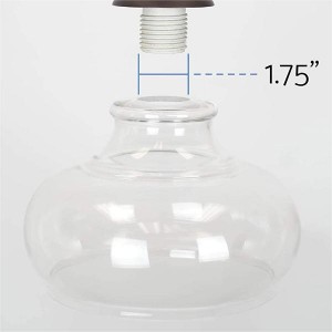 Besonnesch Form Wandlampe Beliichtungsdeckel Pendant Lampe Glas Schiet