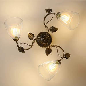 Tradisionele wit silindriese glas lampskerm