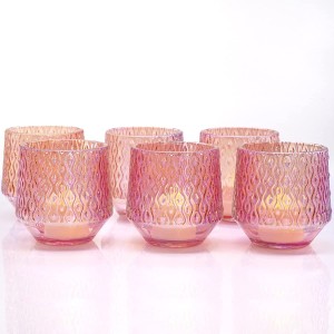 Candle ပြုလုပ်ရန်အတွက် Candle Container အတွက် Glass Candlestick Holder Candle Jars