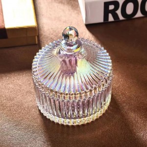Vintage North America Popular Cera Glass Jar With Lids