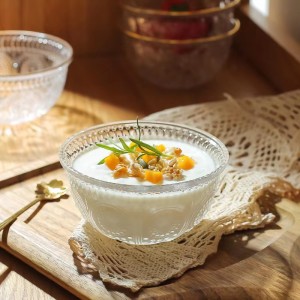 Wholesale Restaurant Salad Acrylic Tea Bowls Circular Food Bowl