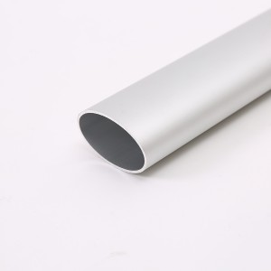 Aluminum oval tube extrusion elliptical tube