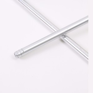 Solid aluminum bar for paint brushes Roller brushes