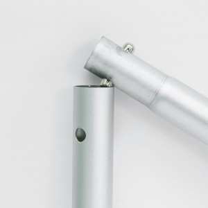 Portable aluminum telescopic pole