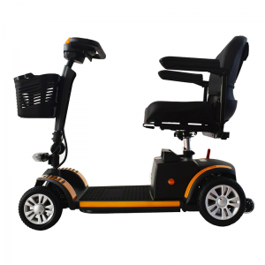 Jiangte Scooter per mobilità CE rimovibile a 4 ruote FM10-20AH per anziani, rosso/blu/arancione/giallo disponibile