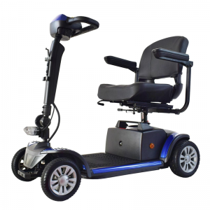 Scooter de mobilitat CE desmuntable de 4 rodes Jiangte FM10-20AH per a gent gran, vermell/blau/taronja/groc disponible
