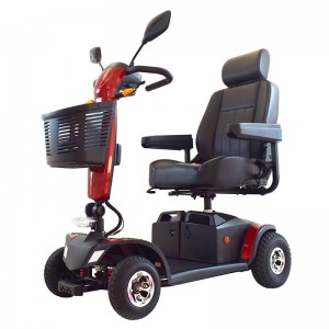 JJEV R300S CE Mobility Scooter ho an'ny olon-dehibe, PG/Dynamic Controller, Fiatoana feno 4 Wheels, Motor 400W