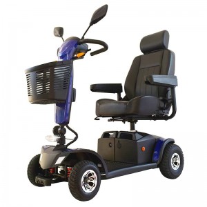 JJEV R300S CE Mobility Scooter ho an'ny olon-dehibe, PG/Dynamic Controller, Fiatoana feno 4 Wheels, Motor 400W