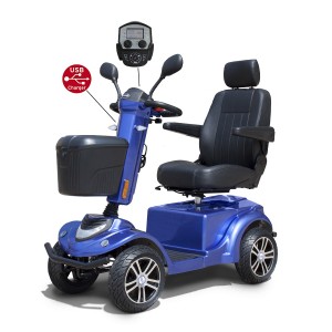 Behinderter Hochleistungs-Elektromobil-Roller R4s in großer Größe