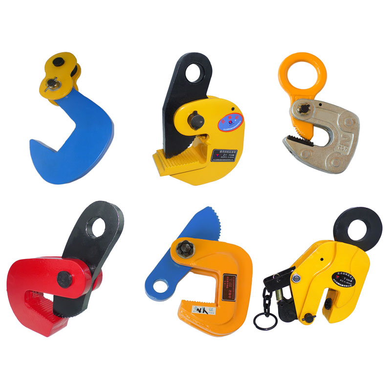 Lifting clamp tools lifting tongs slings hooks plate clamps Clamp Steel Plate Horizontal Vertical  Lifting Clamp