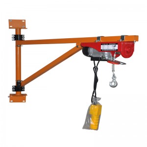 Customized cantilever 180°rotation wall travelling jib crane 200kg