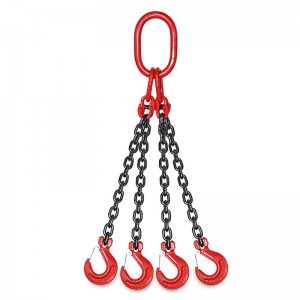 Iron lifting sling chain for traveling crane lifting tool