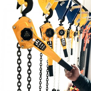 Hebelzug Ratschenzug Manueller kleiner Handkettenspanner für Hebehebel Abzieher-Überlastschutz 6 Tonnen 1,5 Meter