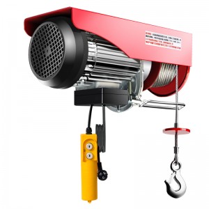 Mini wire rope chain Electric Hoist Winch with hand control, wireless remote control 100-1000kg