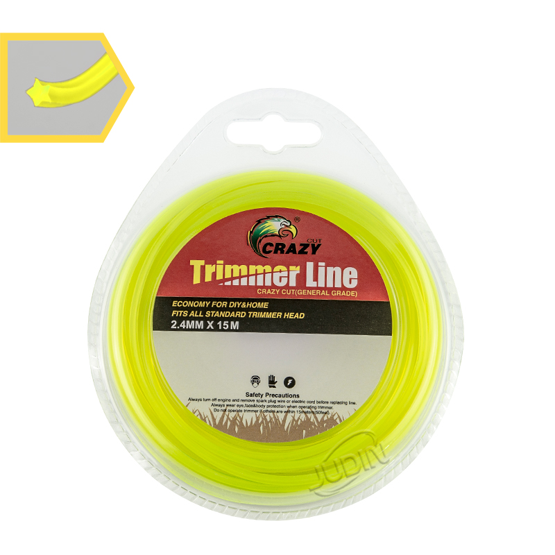 Paketimi me flluska të linjës Star Trimmer Line