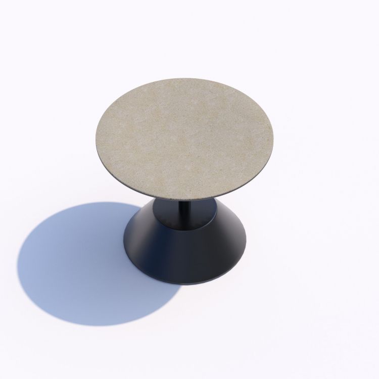 Naujausias modernus paprasto stiliaus pilkas betoninis kavos staliukas