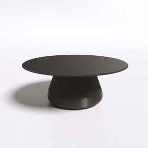 नवीनतम आधुनिक साधी शैली ग्रे कॉंक्रिट कॉफी टेबल