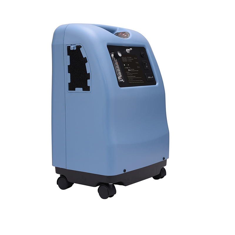 Xerador de osíxeno médico de 6 LPM con compresor Thomas na casa ou na axencia de pensións por falta de osíxeno.