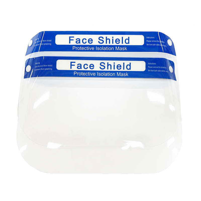 Medicīniskais vienreizējās lietošanas vairogs izolācijas aizsargājošs sejas aizsargs
