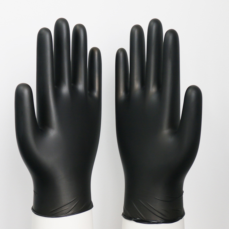Crna rukavica od mješavine nitrila (16)