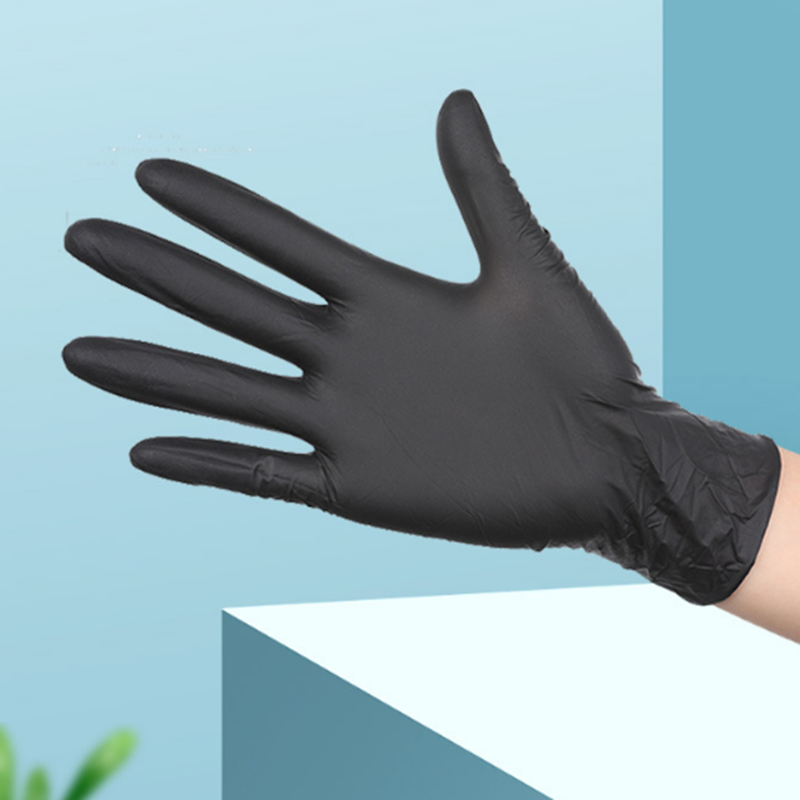 Crna nitrilna rukavica (1)