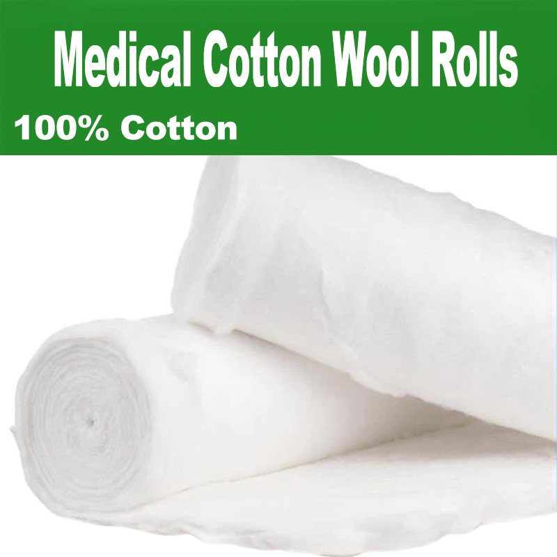 Medikal na Sumisipsip na Sterile Cotton Wool Roll