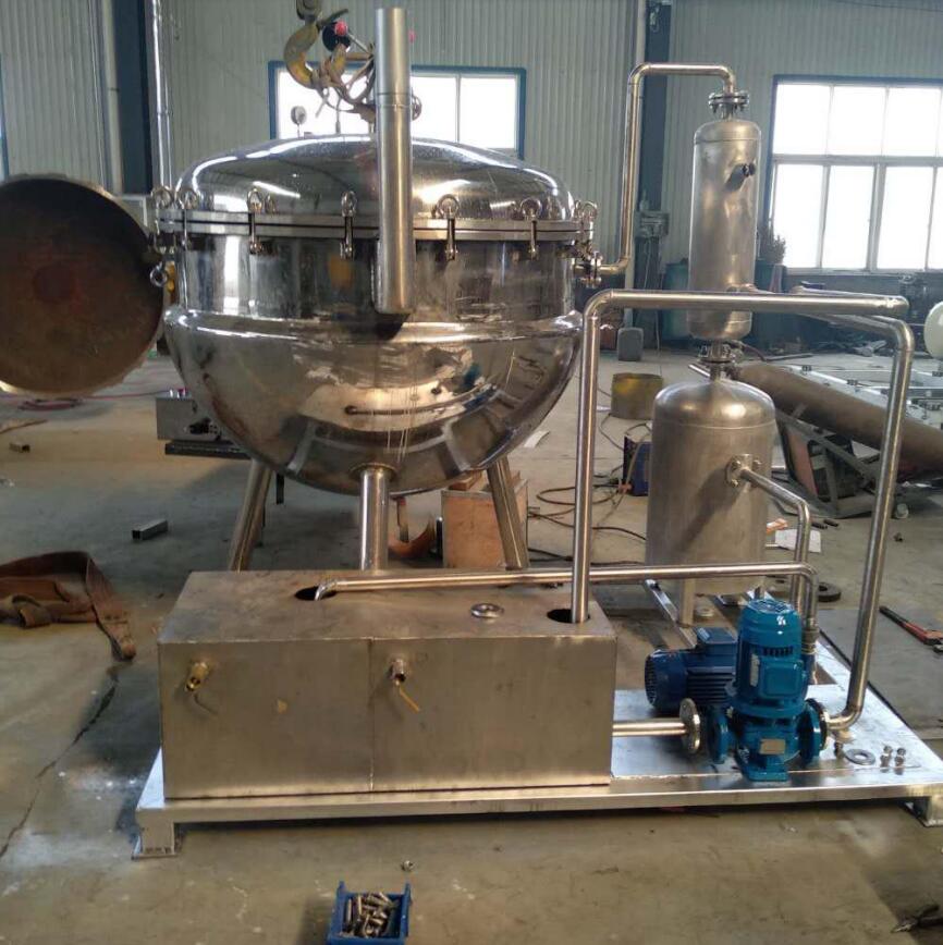 1000L Industrial Vacuum Dip Sugar Pot Pan For Candy And Pickles Production Line
