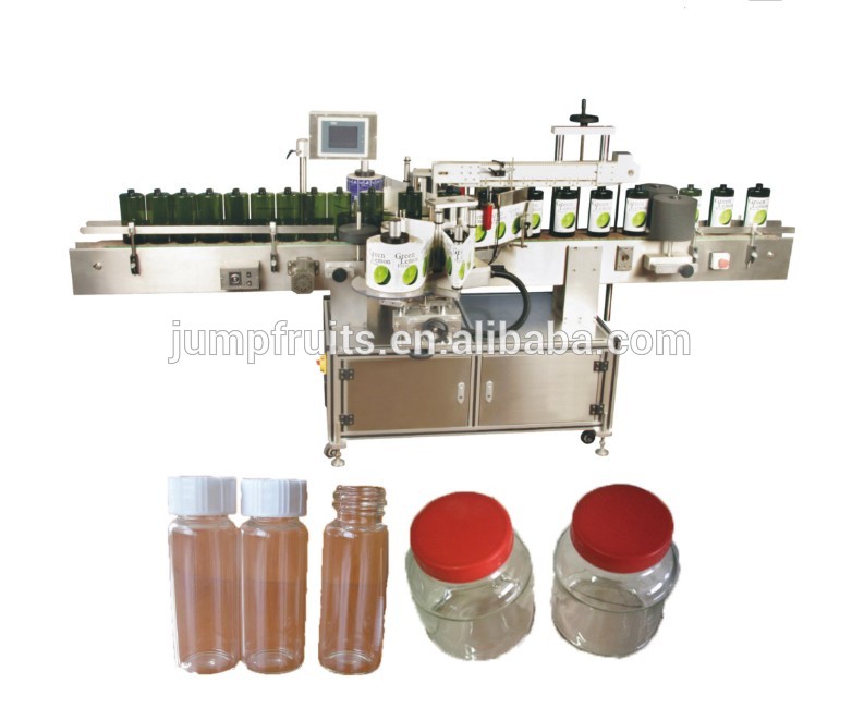 Automatic Labeling Machine For Flat Bottles Stick Oven Safe Label