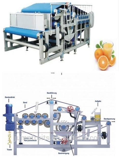Large Capacity Apple Juice Cold Press Machine Juicer Equipment