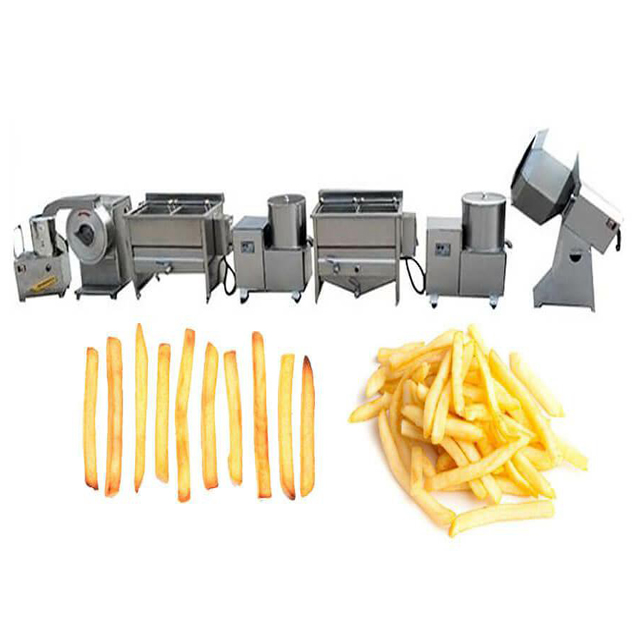 Potato Chips Production Line Fully Automatic High-efficiency French Fries Production Machinery Customizable Featured Image