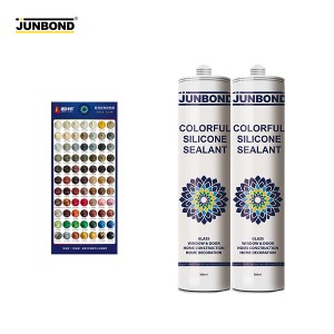Selante de silicone colorido Junbond