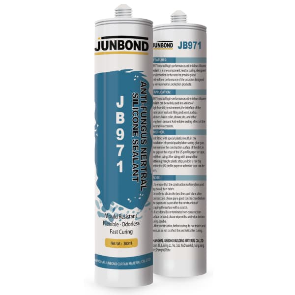 Junbond 971 Sellador de silicona antifungos para cociña e baño
