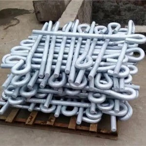 Reasonable price Concrete Screw Bolts - Embedded 9-shaped anchor bolt with high strength  – Juntian
