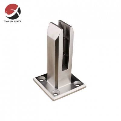 Investment Casting Solution Supplier Direct Sale Stainless Steel 304/ 316 Square Core Drill Glass Fencing Spigot for Swimming Pool Fencing, Balcony Fencing, Stair Rail, Showcase Fencing