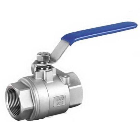CF8 2PC Stainless Steel 304 Ball Valve with Female Thread Ends