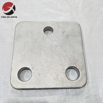 Nawala nga Wax Casting Stainless steel fitting OEM 304 316 customized parts China manufacturer stainless steel plate hole parts
