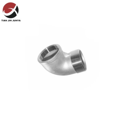 Junya casting Stainless steel pipe fitting elbow Male and Female Threaded 1/4 – 4″ OEM Customized Your drawings China Manufacturer
