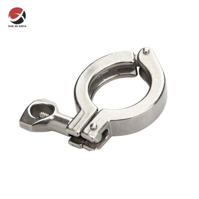 Investment Casting/Lost Wax Casting Sanitary Grade Stainless Steel Tri Clamp/Tri Clover for Food Processing, Dairy, Wine, and Brewing Industries
